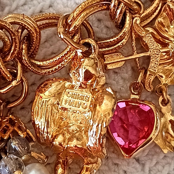 VALENTINE'S GIFT! 😍"KIRKS FOLLY" VTG "MIDSUMMER NIGHT" BRACELET! EXC. COND.! - Picture 15 of 16